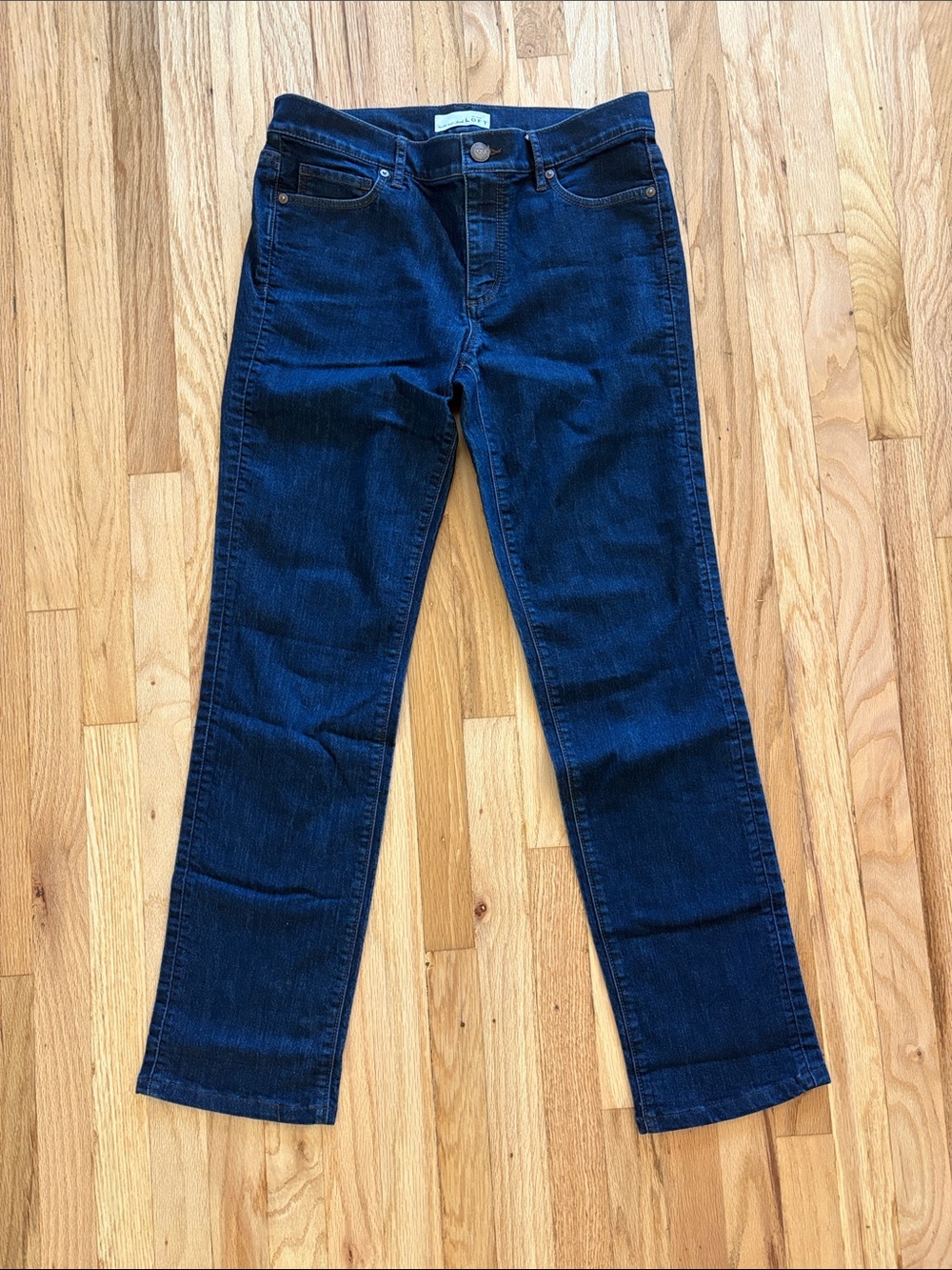 Ann Taylor LOFT Modern Straight Leg Jeans in Blue